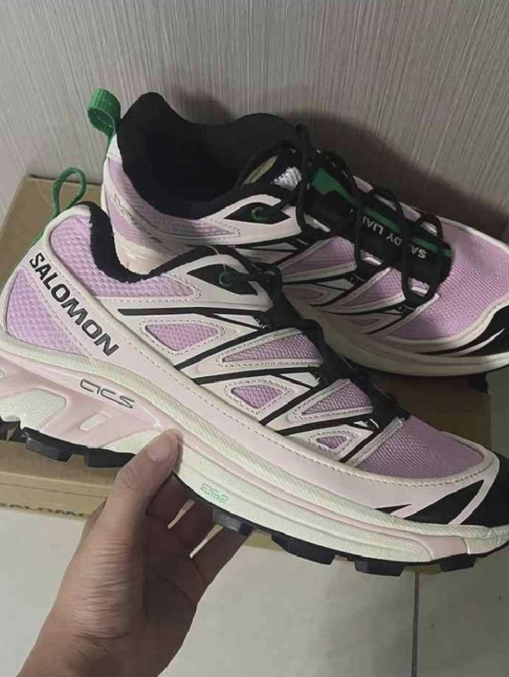 Salomon XT-6 Expanse Sandy Liang Purple & Black Sneakers - Picture 2 of 6